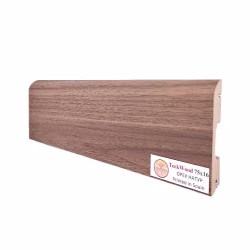 Плинтус МДФ ламинированный TeckWood Орех Натур 2000×75×16