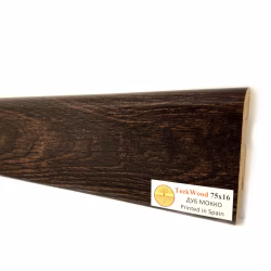 Плинтус МДФ ламинированный TeckWood Дуб Мокко Oak Mocco 2000×75×16