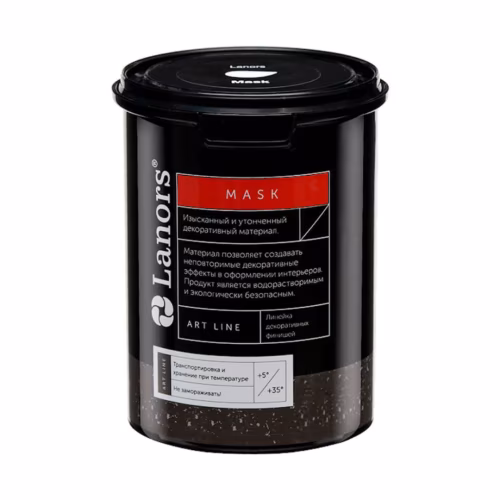 Лак для декоративной штукатурки Lanors Mask матовый 1 кг