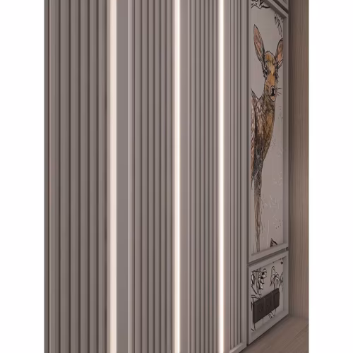 Стеновая панель под покраску Hiwood HL201 NP 2700×240×18,5