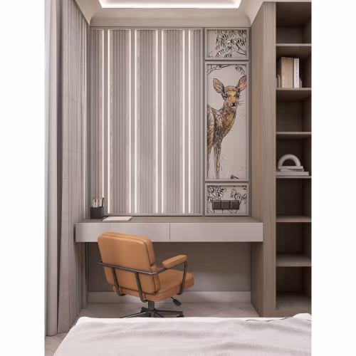 Стеновая панель под покраску Hiwood HL201 NP 2700×240×18,5
