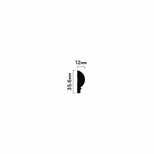 Финишный молдинг под покраску Hiwood LF137A NP 3000×35,6×12