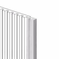Финишный молдинг под покраску Hiwood LF129B NP 3000×23,6×11