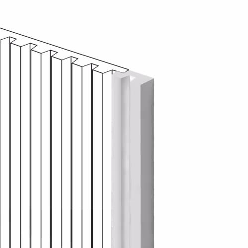 Финишный молдинг под покраску Hiwood LF129B NP 2700×23,6×11