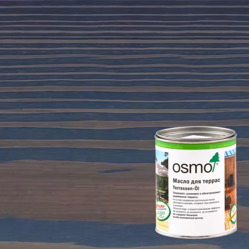 Масло для террас Osmo Terrassen-Ole цвет 028 Сигнальный Черный шелковисто-матовое 0,22 л