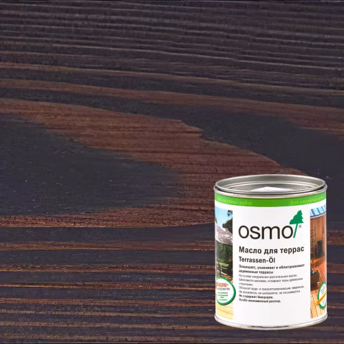 Масло для террас Osmo Terrassen-Ole цвет 025 Табак шелковисто-матовое 0,75 л