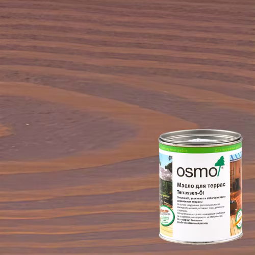 Масло для террас Osmo Terrassen-Ole цвет 031 Светло-коричневый шелковисто-матовое 0,75 л