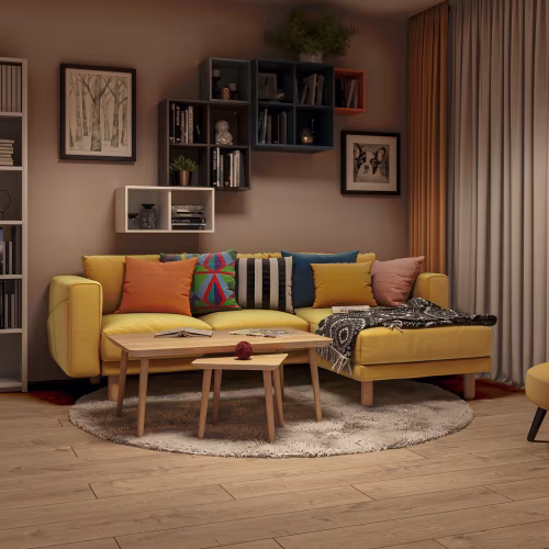 Ламинат My Floor Cottage Дуб Бежевый Атласный MV808 1380×193×8