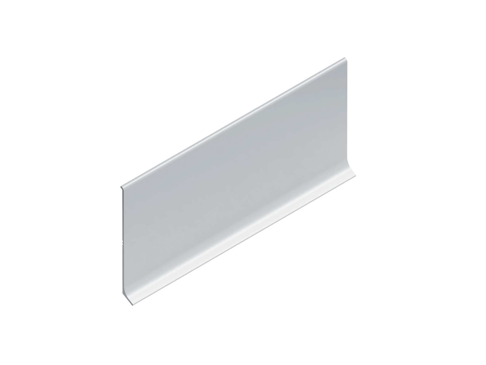 Плинтус алюминиевый Neexy Серебро Матовое AKBD40-MS 2500×40×10