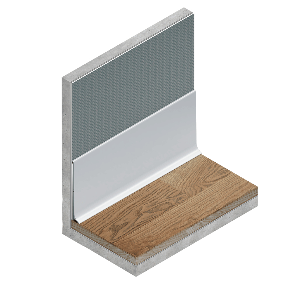 Плинтус алюминиевый Neexy Серебро Матовое AKBD40-MS 2500×40×10