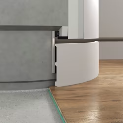 Вставка в скрытый плинтус под покраску гибкая Laconistiq 95-100-200 2000×80×13