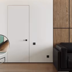 Плинтус алюминиевый теневой с подсветкой Laconistiq Light Doors Без покрытия 38-100-300 3000×36×15,5