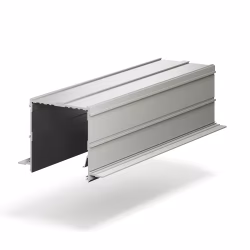 Профиль алюминиевый теневой для штор Laconistiq Roll-Box Base Черный муар 57-31-270 3000×110×110