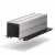 Профиль алюминиевый теневой для штор Laconistiq Roll-Box Base Черный муар 57-31-270 3000×110×110