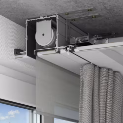 Профиль алюминиевый теневой для штор Laconistiq Roll-Box Base Черный муар 57-31-270 3000×110×110