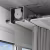 Профиль алюминиевый теневой для штор Laconistiq Roll-Box Base Черный муар 57-31-270 3000×110×110 фото в интерьере