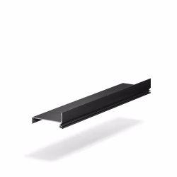 Профиль алюминиевый теневой для штор Laconistiq Roll-Box Черный муар 57/1-31-270 3000×79,6×37,2