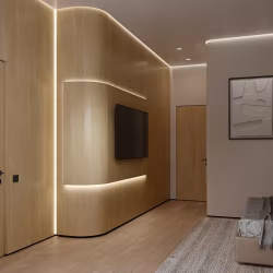 Профиль алюминиевый теневой с подсветкой Laconistiq Multilevel Dual Черный 30-11-300 3000×46,7×31