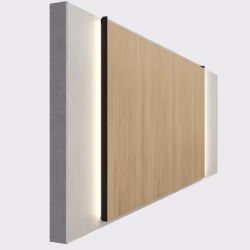 Профиль алюминиевый теневой с подсветкой Laconistiq Multilevel Dual Черный 30-11-300 3000×46,7×31