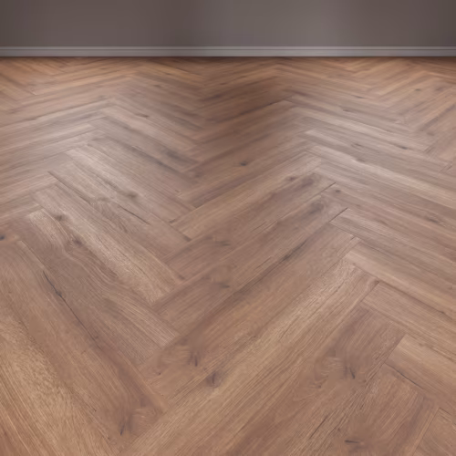 Кварцвиниловая плитка Vinilam клеевая Vinilpol Herringbone Glue Паркет Франческо 9933 венгерская елка 609,6×152,4×2,5