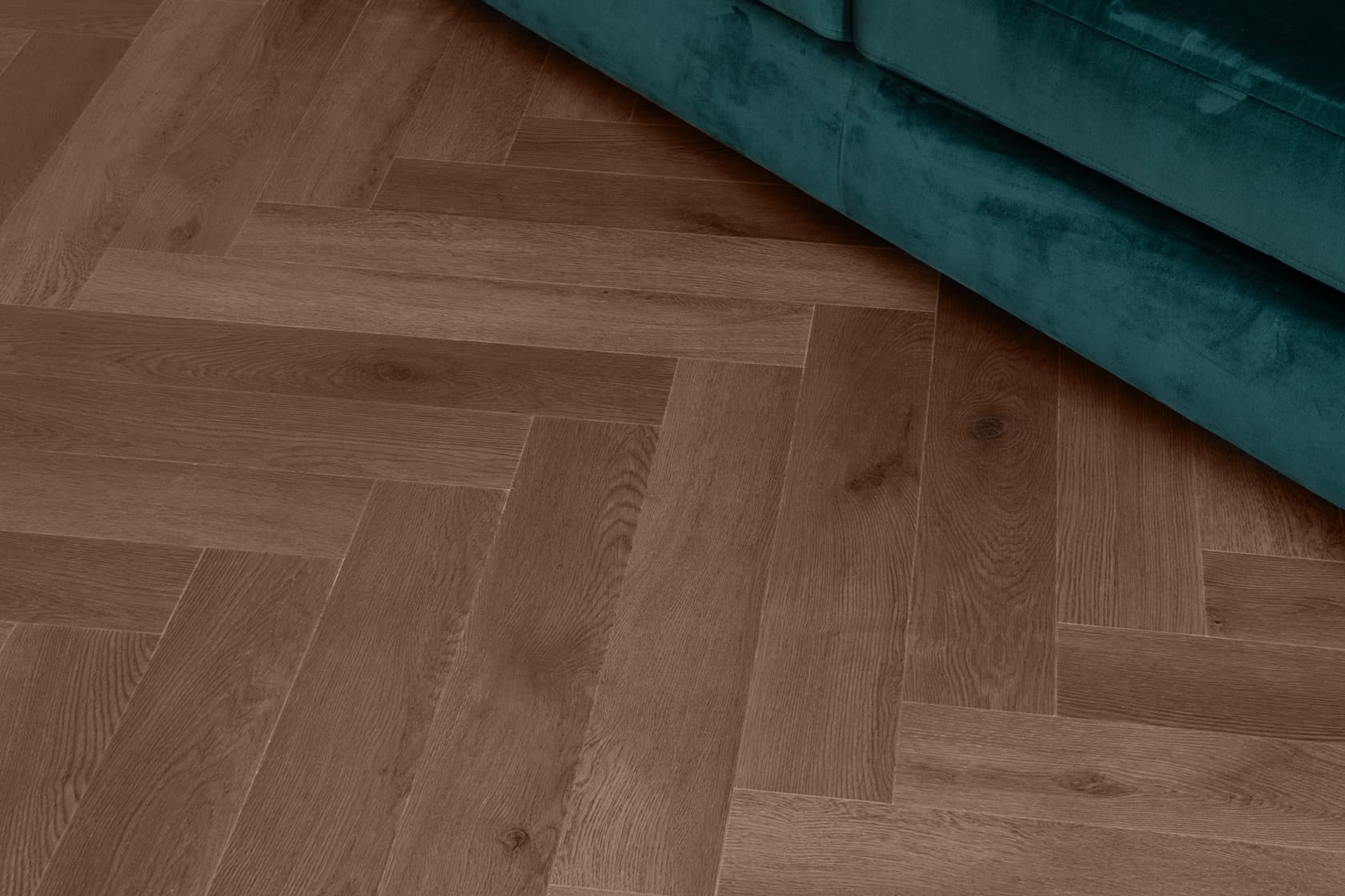 Кварцвиниловая плитка Vinilam клеевая Vinilpol Herringbone Glue Паркет Пикассо 9911 венгерская елка 609×152,4×2,5