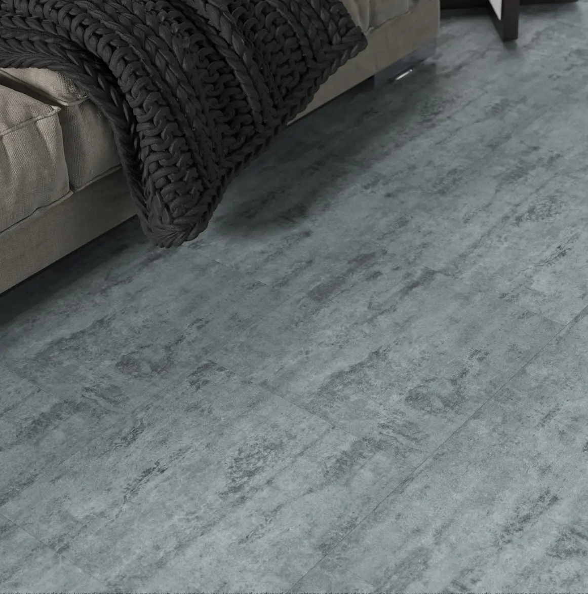Кварцвиниловая плитка FineFlex клеевая FX-Stone Гестола FX 206 F 400×400×2,2 фото в интерьере