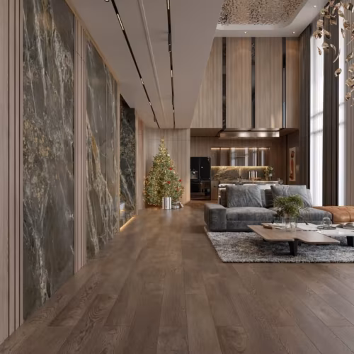 Кварцвиниловый SPC ламинат Alpine Floor Титан 6 Барит ECO 28-1-R 1220×183×6