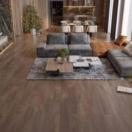 Кварцвиниловый SPC ламинат Alpine Floor Титан 6 Барит ECO 28-1-R 1220×183×6
