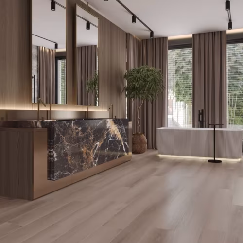 Кварцвиниловый SPC ламинат Alpine Floor Титан 6 Агат ECO 28-5-R 1220×183×6