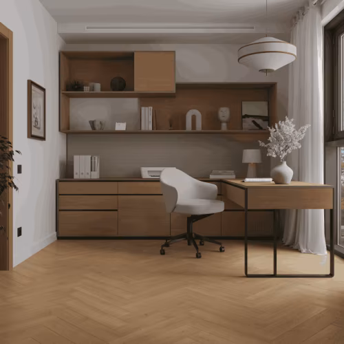 Кварцвиниловый SPC ламинат Alpine Floor Титан Паркет Аполлон ECO 29-2-R венгерская елка 600×125×6