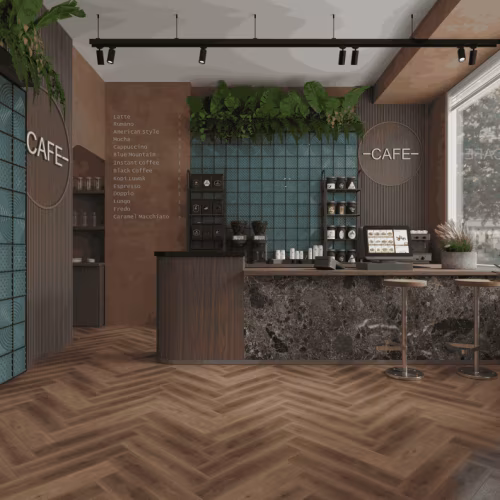 Кварцвиниловый SPC ламинат Alpine Floor Титан Паркет Икарус ECO 29-5-R венгерская елка 600×125×6