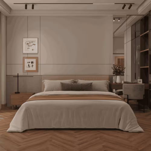 Кварцвиниловый SPC ламинат Alpine Floor Титан Паркет Арес ECO 29-9-R венгерская елка 600×125×6