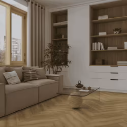 Кварцвиниловый SPC ламинат Alpine Floor Титан Паркет Антей ECO 29-11-R венгерская елка 600×125×6