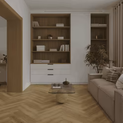 Кварцвиниловый SPC ламинат Alpine Floor Титан Паркет Антей ECO 29-11-R венгерская елка 600×125×6