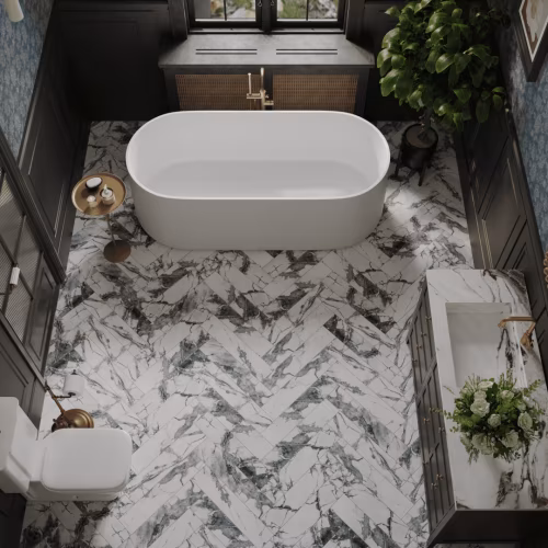 Кварцвиниловый SPC ламинат Alpine Floor Адамант Паркет Берг ECO 31-7-R венгерская елка 600×125×5