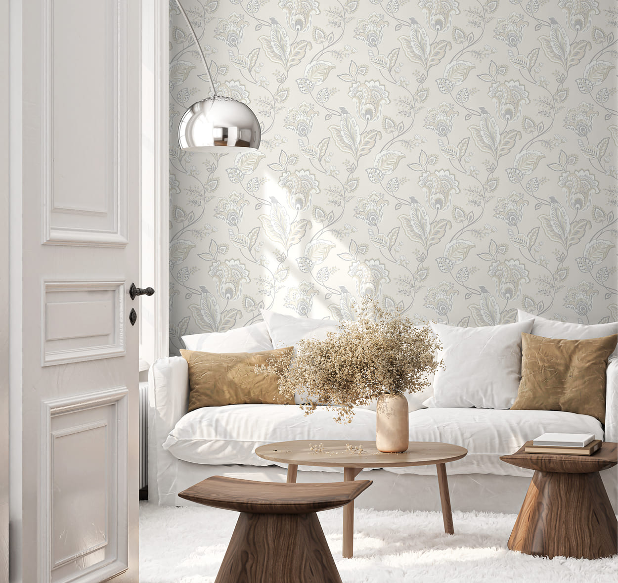 Обои Hygge Сделано в России Мезен MIR1 001 10,05×1 фото в интерьере