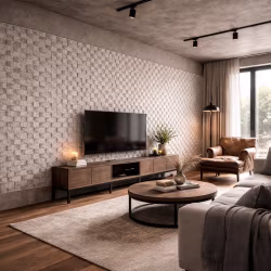 Гибкий камень Alpine Walls Гибкая керамика Tessera Bianca MTR-002PW 1200×590×7