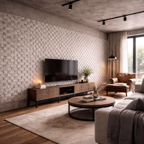 Гибкий камень Alpine Walls Гибкая керамика Tessera Bianca MTR-002PW 1200×590×7