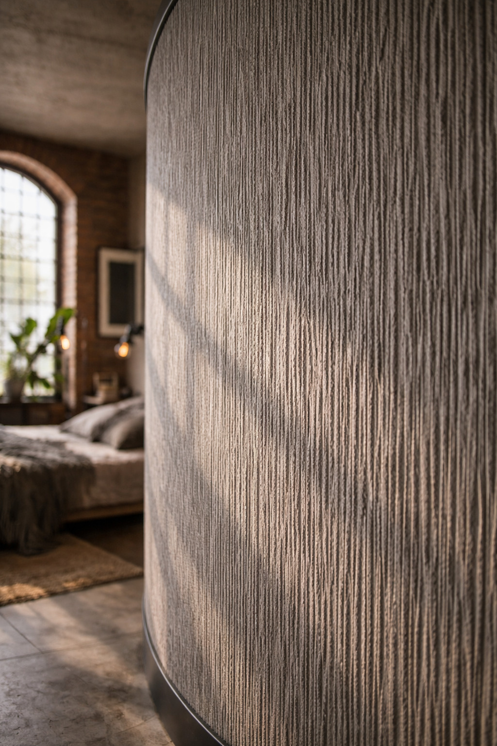 Гибкий камень Alpine Walls Гибкая керамика Varsavia MTR-011PW 1180×540×7 фото в интерьере