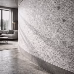 Гибкий камень Alpine Walls Гибкая керамика Terrazzo Milano MTR-017PW 1200×600×4