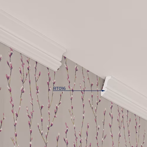 Потолочный плинтус под покраску Artiva RT016 2000×18×30