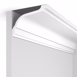 Потолочный плинтус под покраску Artiva RT045 2000×116×76