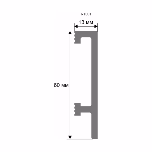 Плинтус под покраску Artiva RT001 2000×60×13