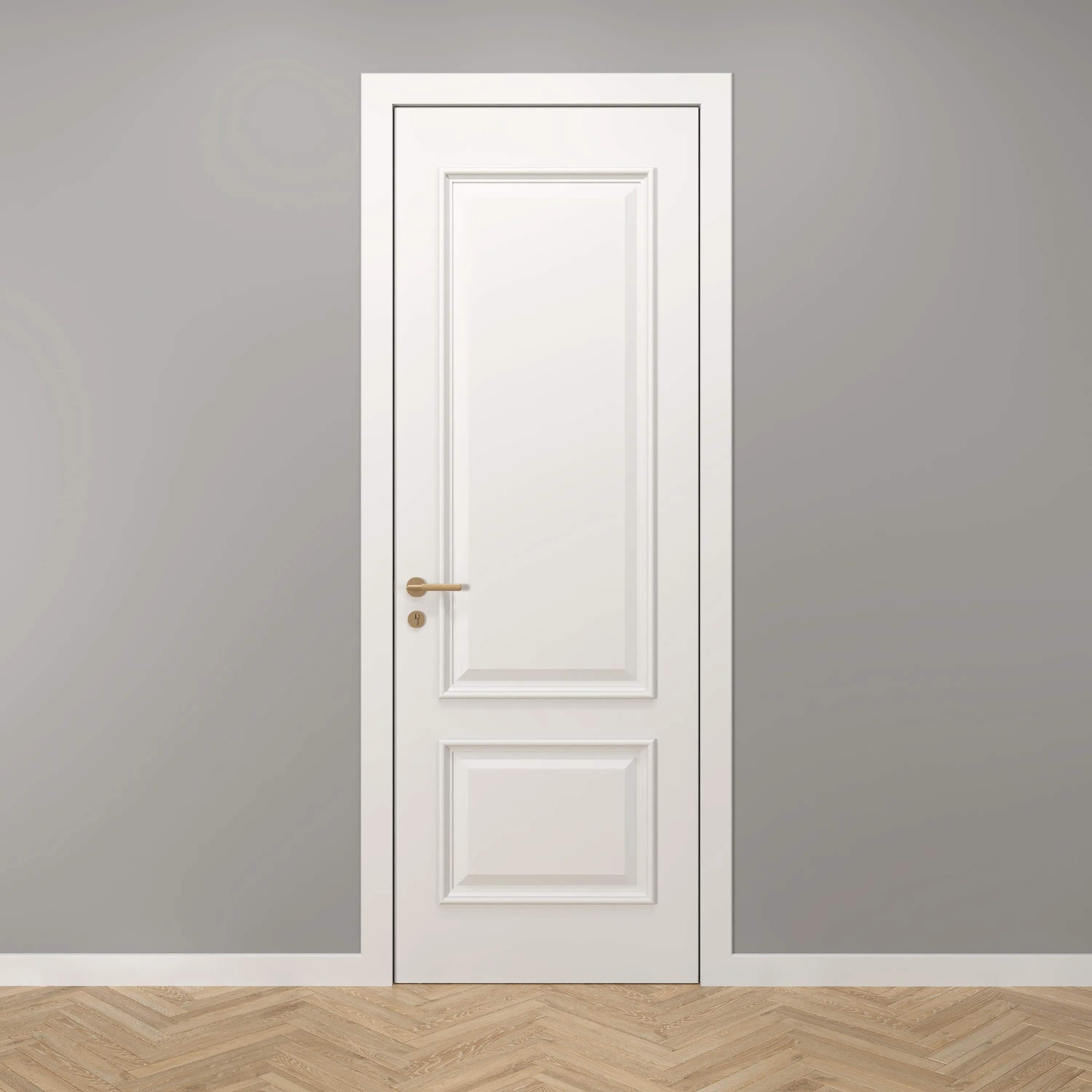Плинтус под покраску Decor-Dizayn Грани DD706/N 2400×80×13 фото в интерьере