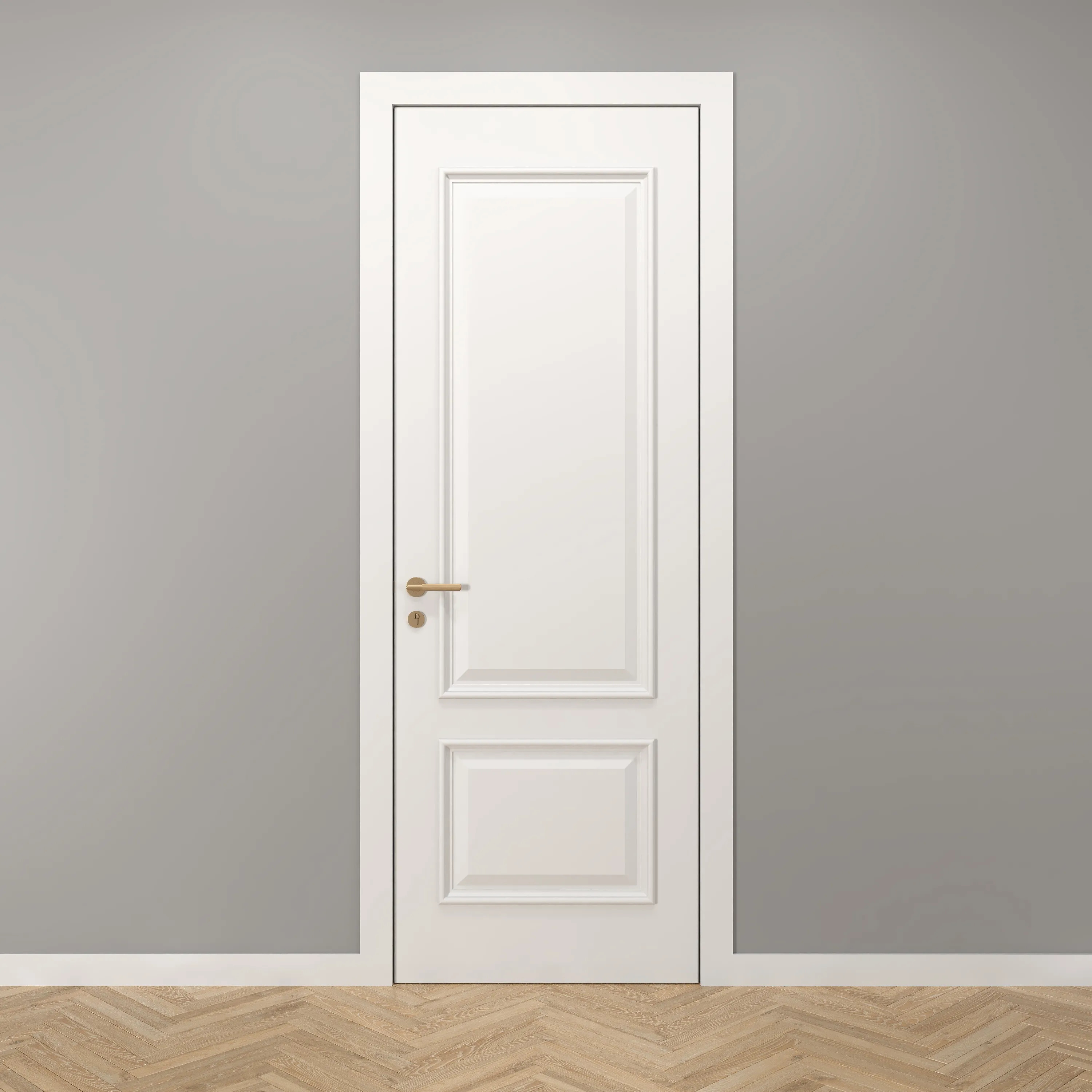 Плинтус под покраску Decor-Dizayn Грани DD708/N 2400×80×13 фото в интерьере