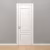 Плинтус под покраску Decor-Dizayn Грани DD736/N 2400×80×10 фото в интерьере