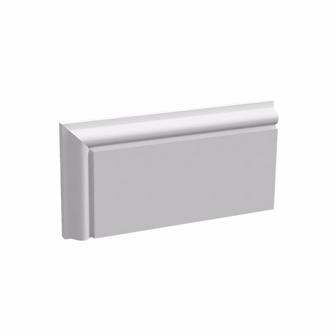 Заглушка для плинтуса под покраску Decor-Dizayn DD005/U4 левая 79 мм