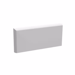 Заглушка для плинтуса под покраску Decor-Dizayn DD706/U4 левая 80 мм