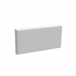 Заглушка для плинтуса под покраску Decor-Dizayn DD707/U4 левая 100 мм