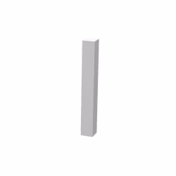 Заглушка для плинтуса под покраску Decor-Dizayn DD709/U5 правая 100 мм